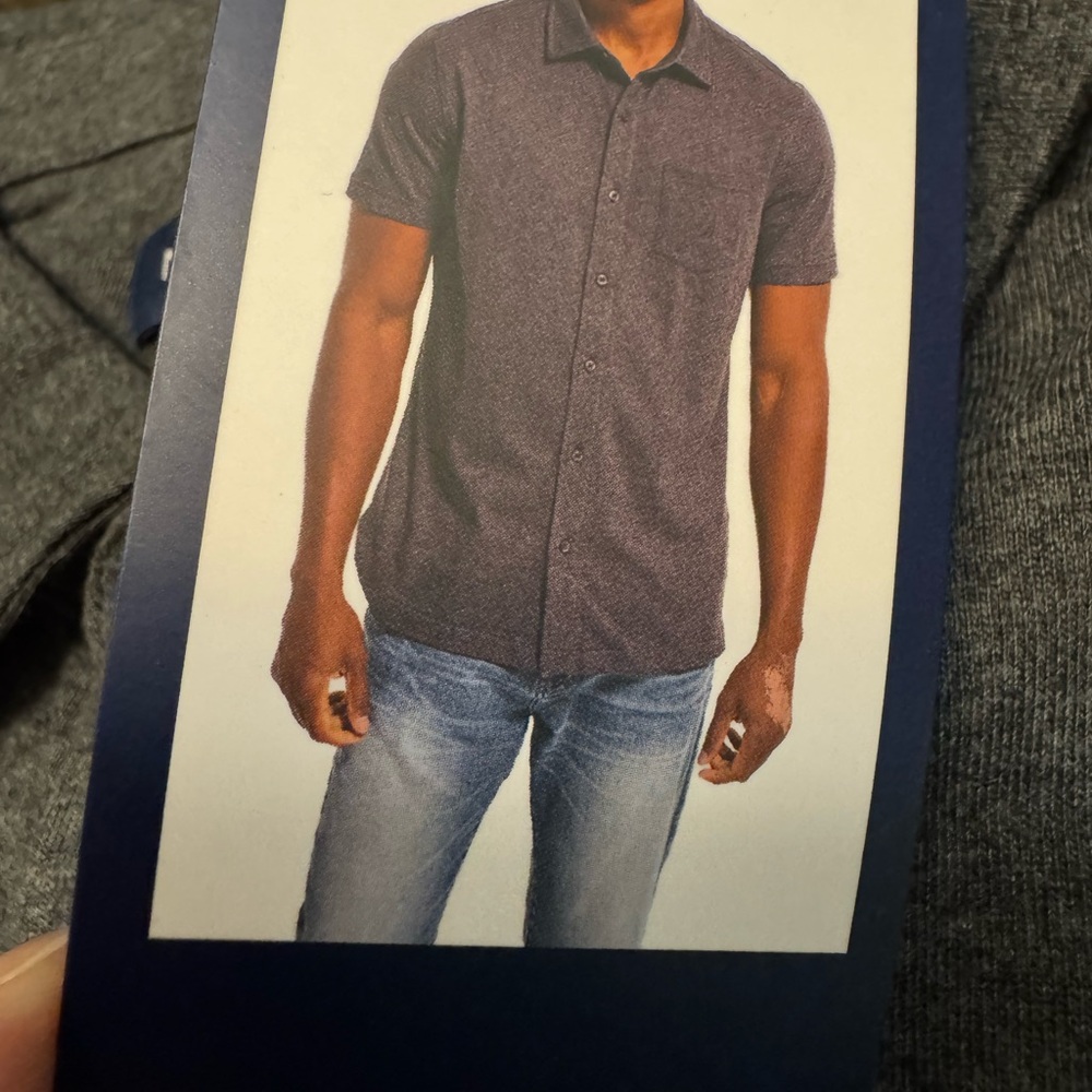 Nautica Men's Short Sleeve Polo Shirt - Charcoal Small & Large - Picture 8 of 12